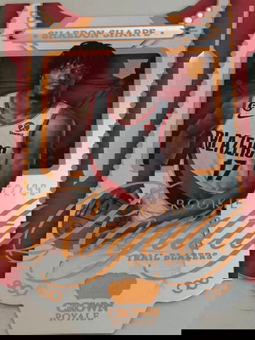 SHAEDON SHARPE 2022-23 CROWN ROYALE ROOKIE ROYALTY DIE CUT RC /99