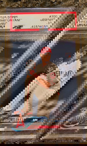 SHOHEI OHTANI 2018 TOPPS RC ROOKIE #700 PITCHING PSA 10 GEM MINT ANGELS