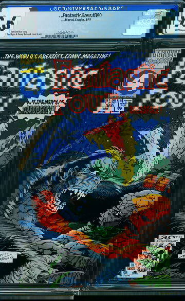 FANTASTIC FOUR #360, CGC 9.6 NM+