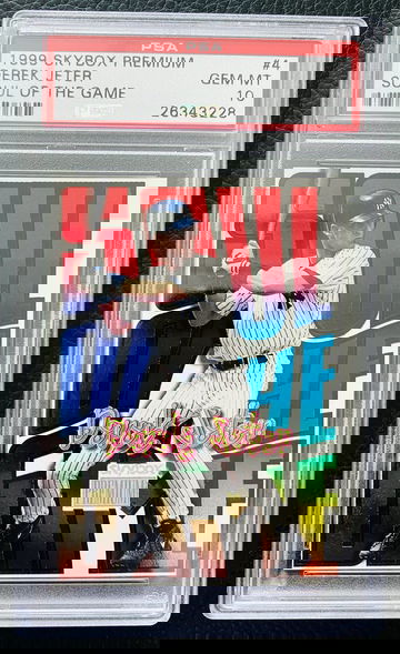 1999 Skybox Premium Derek Jeter Soul Of The Game PSA 10 *POP 16*