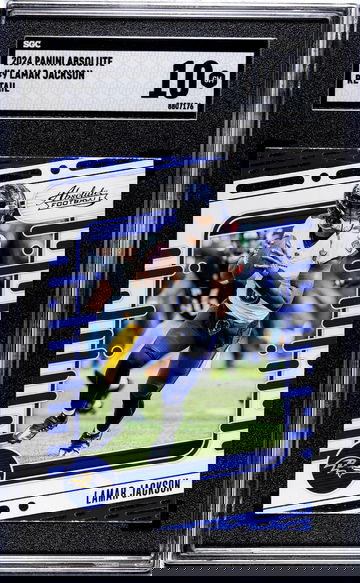 2024 Panini Absolute #9 Lamar Jackson Retail SGC 10