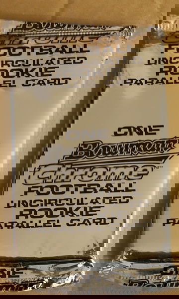 2007 Bowman Chrome Football Box Topper Uncirculated Rookie Pack