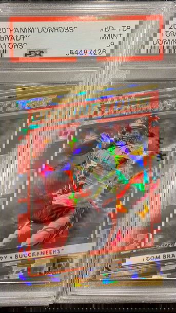 2020 Panini Donruss Dominators Tom Brady Buccaneers #D-TB PSA 9 (MINT) Low Pop