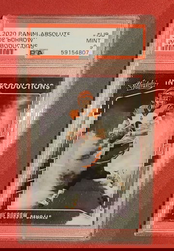 2020 Panini Absolute Cincinnati Bengals Introductions Joe Burrow Rookie 