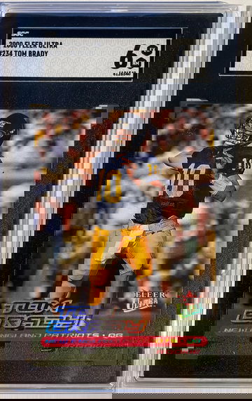 2000 FLEER ULTRA TOM BRADY #234 RC ROOKIE SGC 6 PATRIOTS BUCS