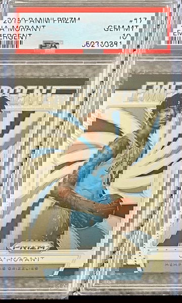 2019 Prizm Ja Morant Emergent Rookie PSA 10