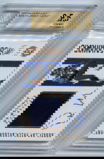 DK METCALF 2019 Panini Encased #106 Hat Rookie Auto Autograph Patch BGS 9.5 