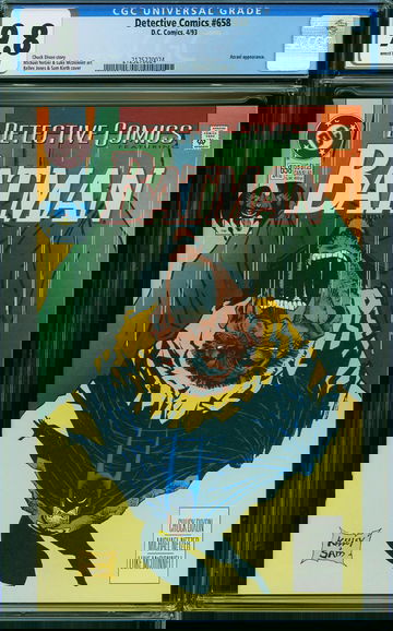 DETECTIVE COMICS #658, CGC 9.8 NM/MT