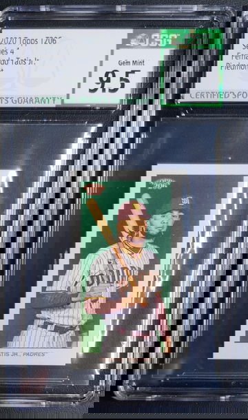 2020 Topps T206 Series 4 Piedmont Fernando tatis Jr. CSG 9.5 GEM MT
