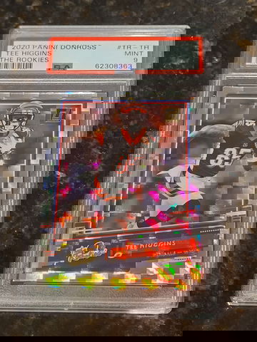 2020 Donruss Tee Higgins The Rookies RC #TR-TH PSA 9 MINT