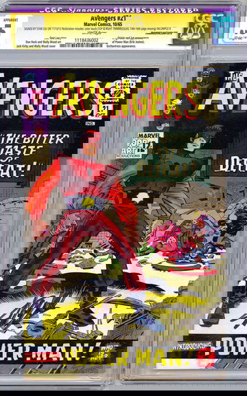 AVENGERS #21 CGC 0.5 *SIGNED BY STAN LEE* JACK KIRBY ART RESTORED GRADE 1965