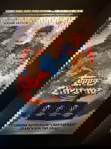 2023 Topps Chrome UEFA Soccer Hobby Box Sealed