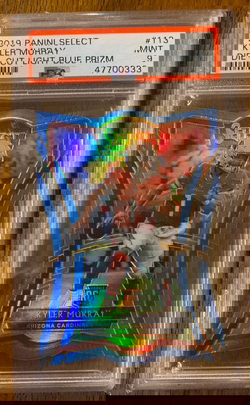 2019 Panini Select Kyler Murray Die Cut Light Blue Prizm /99 #113 PSA 9