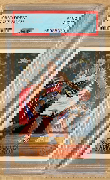 Steve Nash 1996 Topps Rookie #182 PSA 9 Mint