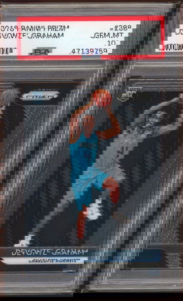 2018 Panini Prizm Devonte' Graham PSA 10