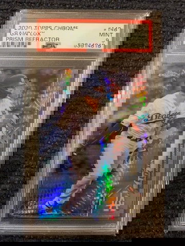 2020 Topps Chrome Gavin Lux Prism Refractor PSA 9