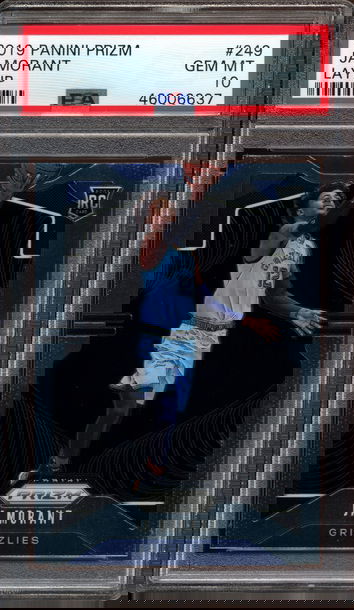 Ja Morant 2019 Panini Prizm Variation Layup SP PSA 10