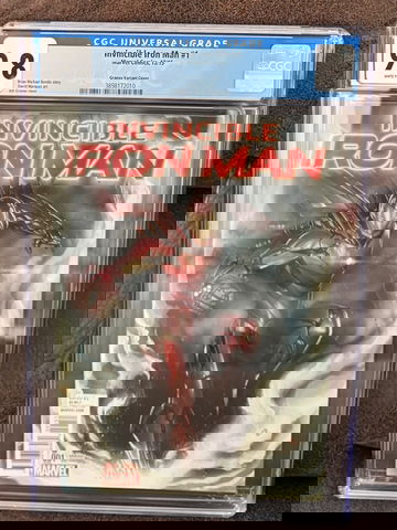 Invincible Iron Man 1 CGC 9.8 Adi Granov variant cover Marvel Bendis