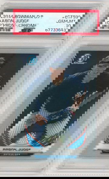 2014 BOWMAN AARON JUDGE DRAFT PICKS TOP PROSPECTS TOP PROS-CHROME #CTP39 PSA 10