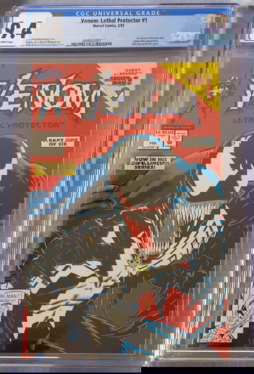 Venom: Lethal Protector #1 CGC 9.4 White Pages