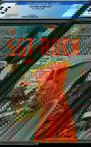 OUR ARMY AT WAR #211, CGC 8.5 VF+