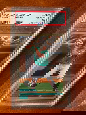 2000 Topps traded Miguel Cabrera rookie psa 10