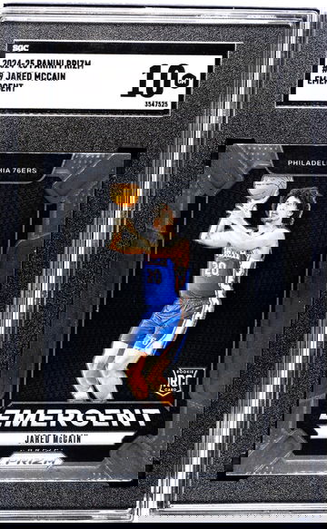 2024-25 Panini Prizm #19 Jared Mccain Emergent SGC 10