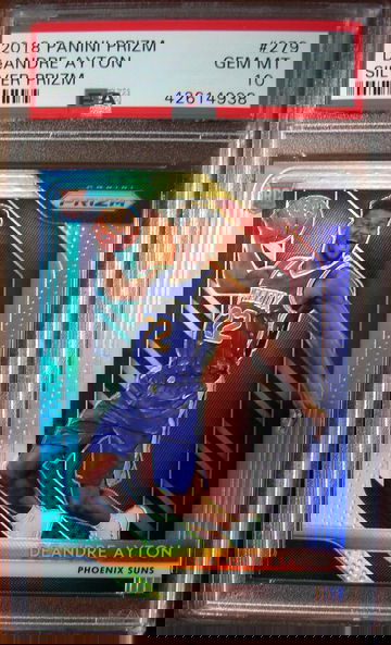 DeAndre Ayton 2018 Prizm #279 Silver Prizm PSA 10