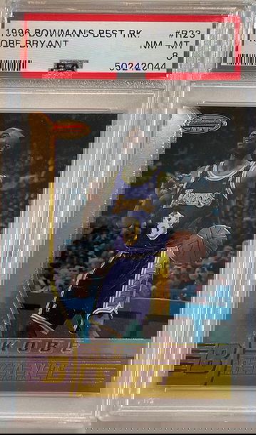 1996 Bowman's Best #R23  KOBE BRYANT NM -MT PSA 8