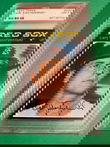 1971 Topps Carl Yastrzemski # 530 High Number card 