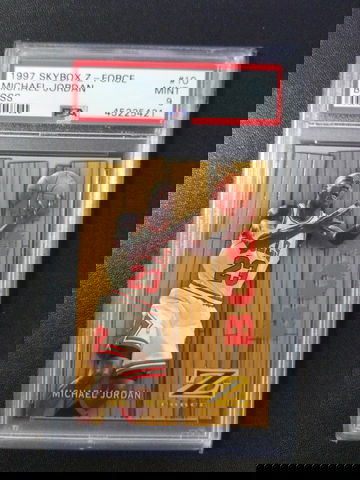 1997 Skybox Z-Force Boss #10 Michael Jordan PSA 9