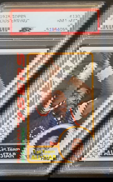 1978-79 Topps #130 Julius Erving PSA 8 NM-MT