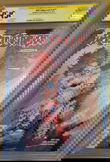 Red Sonja 19 CGC 9.8 SIGNATURE SERIES SEAN CHEN AMY CHU