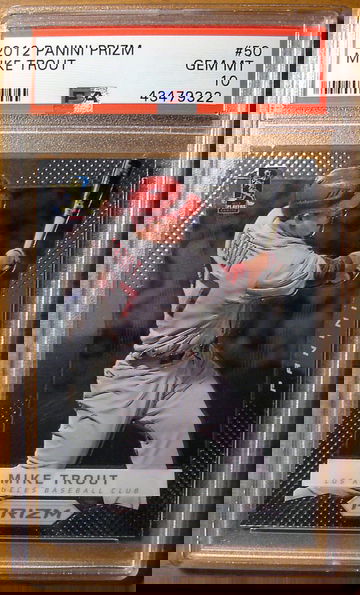 Mike Trout 2012 Prizm #50 PSA 10