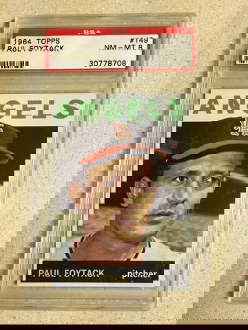 1964 Topps #149 Paul Foytack PSA 8 NM-MT ANGELS 