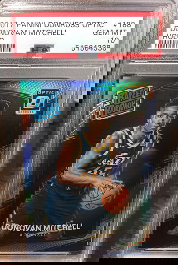 2017 Optic Donovan Mitchell Rookie Holo PSA 10 Gem Mint