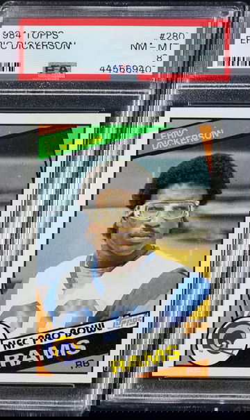 1984 Topps Eric Dickerson RC PSA 8