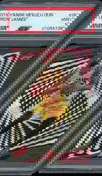 LeBron James 2015/16 Panini Revolution #56 PSA 9 MINT Cavaliers Heat Lakers!