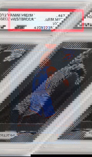 Russell Westbrook 2012 Prizm PSA 10