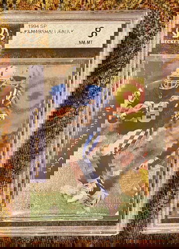 1994 SP Marshall Faulk #3 Rookie Card BGS 8 NM-MT