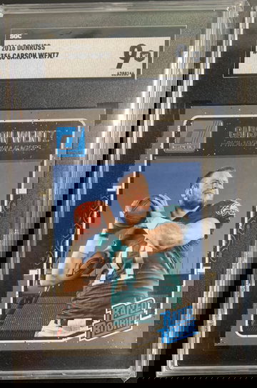 2016 Carson Wentz Donrus Rated Rookie SGC 9
