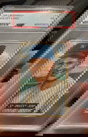 1951 bowman whitey ford #1 psa 1 HOF rookie 