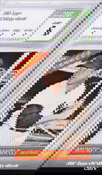 1966 Topps Mickey Mantle #50