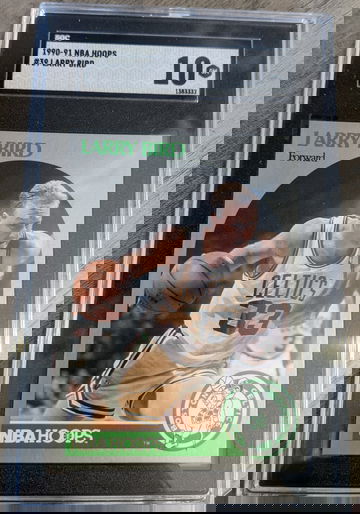 1990 NBA Hoops 39 Larry Bird SGC 10