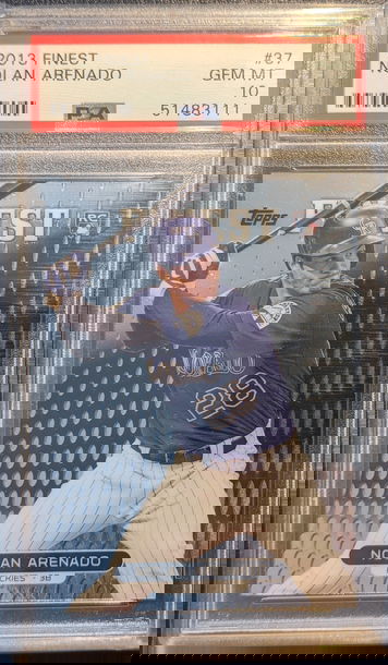 2013 Topps Finest Nolan Arenado Rookie Card RC #37 PSA 10