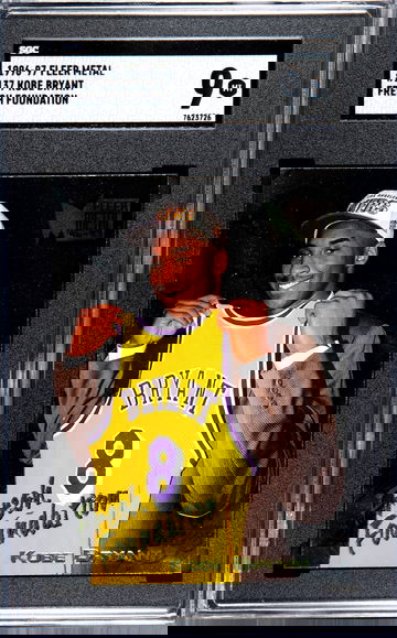 1996-97 Fleer Metal Fresh Foundation Kobe Bryant #137 SGC 9 MINT