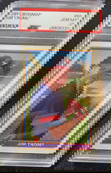 Jim Thome Psa 10 Indians hof