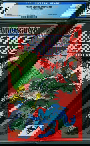 JUSTICE LEAGUE AMERICA v1987 #69, CGC 9.6 NM+