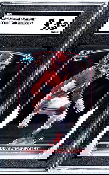 2022 Bowman Chrome University #14 Kool-Aid McKinstry ALABAMA Rookie Card RC MT+