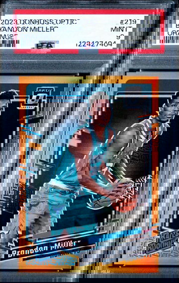 2023 Donruss Optic Brandon Miller Rated Rookie Orange /199